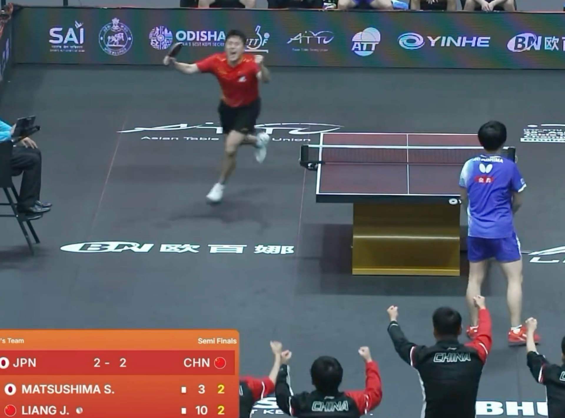 日本队险胜韩国队,王皓扛起全队 日本队险胜韩国队,王皓扛起全队